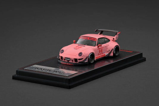 PORSCHE RWB 993 MATTE PINK IGNITION MODEL 1:64