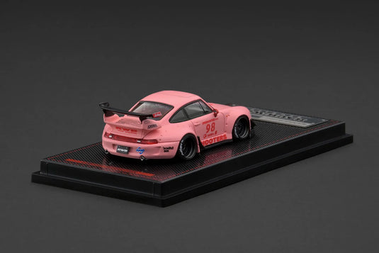 PORSCHE RWB 993 MATTE PINK IGNITION MODEL 1:64