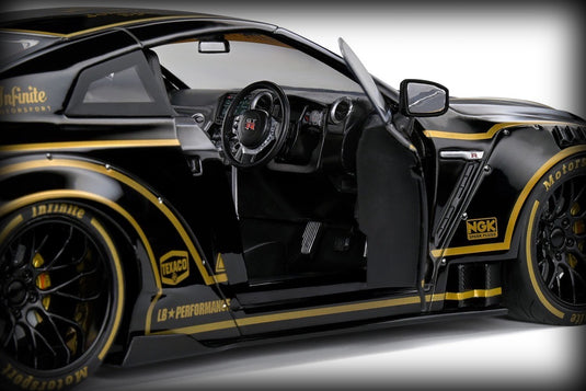 Nissan GT-R (R35) W/ LIBERTY WALK BODY KIT 2.0 JPS 2022 SOLIDO 1:18