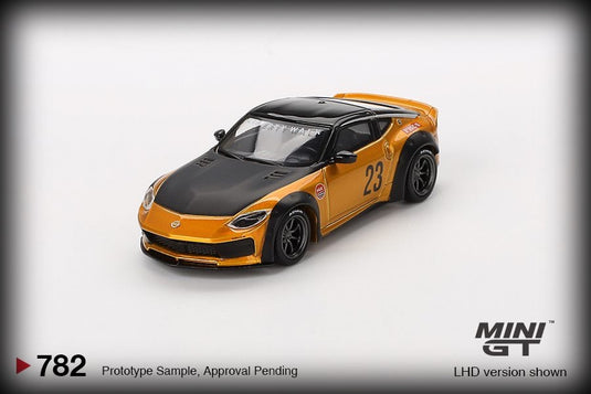 Nissan 400Z LB NATION WORKS GOLD 2024 (RHD) MINI GT 1:64