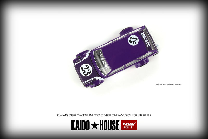 Laad de afbeelding in de Gallery-viewer, Datsun 510 Wagon Carbon Fiber V1 Kaido House MINI GT 1:64
