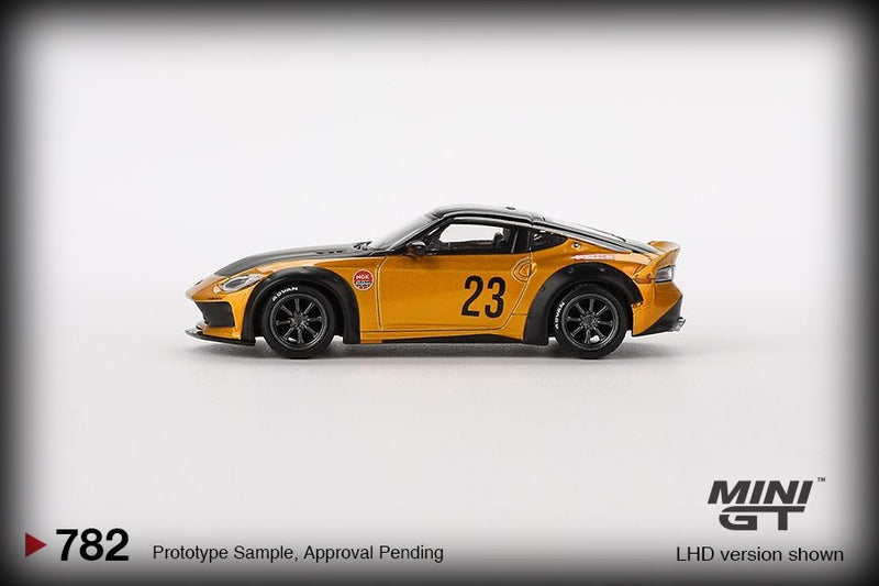 Load image into Gallery viewer, Nissan 400Z LB NATION WORKS GOLD 2024 (RHD) MINI GT 1:64
