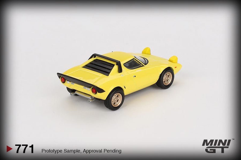 Load image into Gallery viewer, Lancia STRATOS HF STRADALE GIALLO FLY 1975 (LHD) MINI GT 1:64
