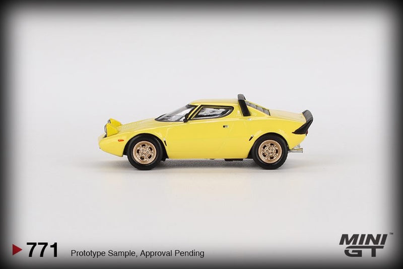 Load image into Gallery viewer, Lancia STRATOS HF STRADALE GIALLO FLY 1975 (LHD) MINI GT 1:64
