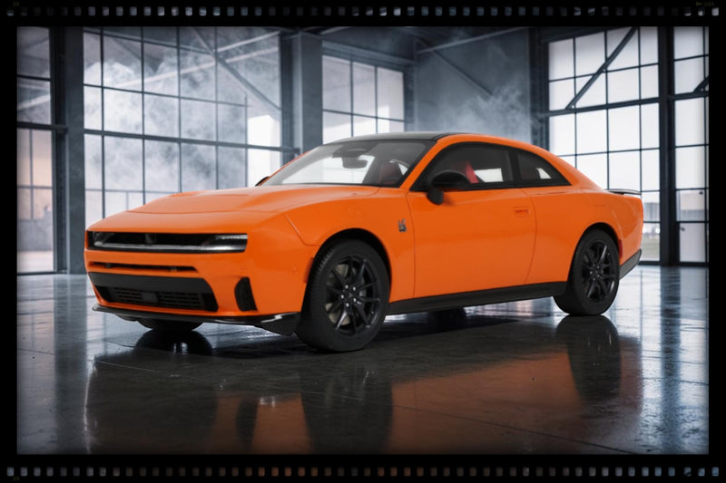 Load image into Gallery viewer, DODGE CHARGER R/T PEEL OUT ORANGE 2026 GT SPIRIT 1:18
