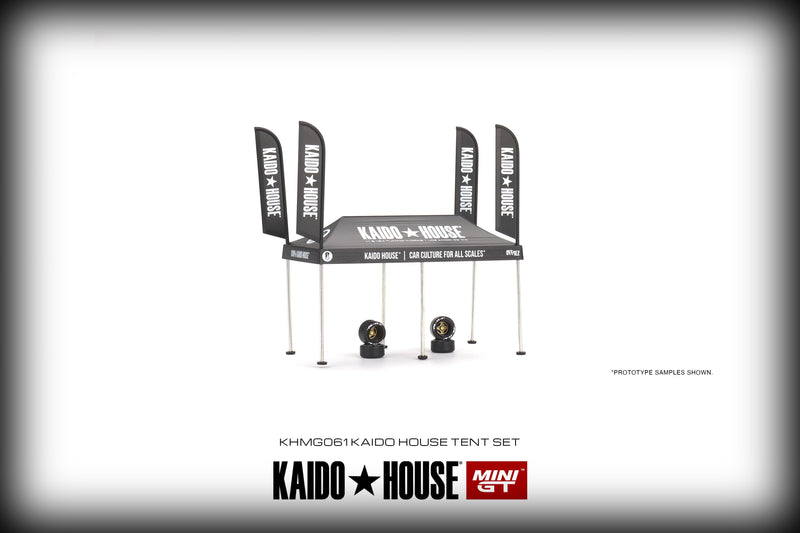 Load image into Gallery viewer, Tent V1 with set of rims Kaido House MINI GT 1:64
