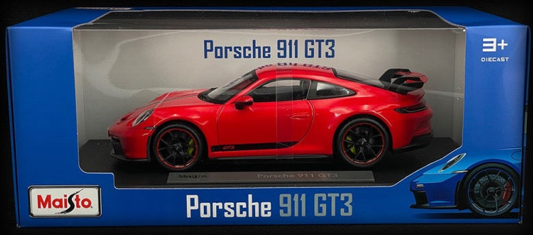 Laad de afbeelding in de Gallery-viewer, Porsche 911 GT3 2022 MAISTO 1:18
