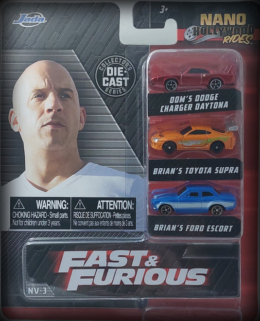 Fast & Furious Nano Hollywood Rides A 3-pack JADA 1:87