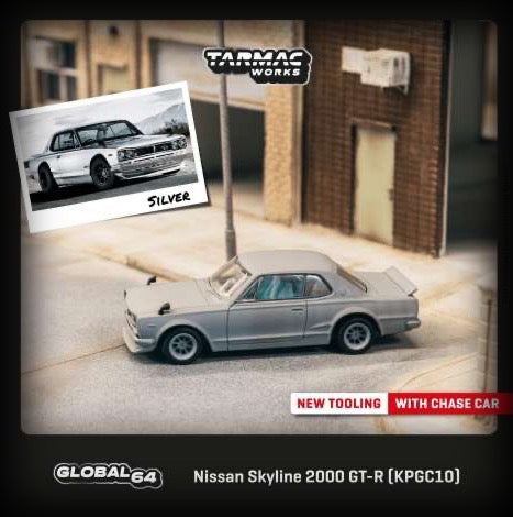 Nissan Skyline 2000 GT-R KPGC10 TARMAC WORKS 1:64