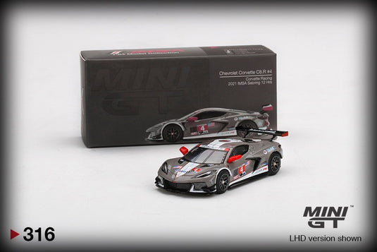 Chevrolet CORVETTE C8.R #4 2021 IMSA 12H of Sebring MINI GT 1:64