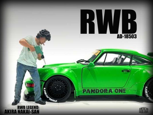 Figurine RWB Legend Akira Nakai-San (Voiture non incluse) AMERICAN DIORAMA 1:18