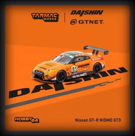 Nissan GT-R NISMO GT3 GTNET Motor Sports Super Taikyu Series Fuji 24 hours Winner 2021 TARMAC WORKS 1:64