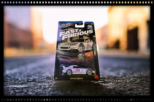 Honda S2000 (version ABS) Blanc/Rose HOT WHEELS 1:64