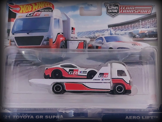 Toyota SUPRA GR HOT WHEELS TEAM TRANSPORT 1:64