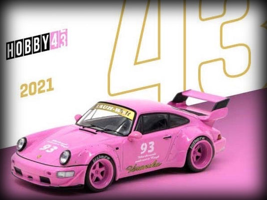 Porsche RWB 964 Nr.93 Veronika idlers 12h Motegi 2016 TARMAC WORKS 1:43