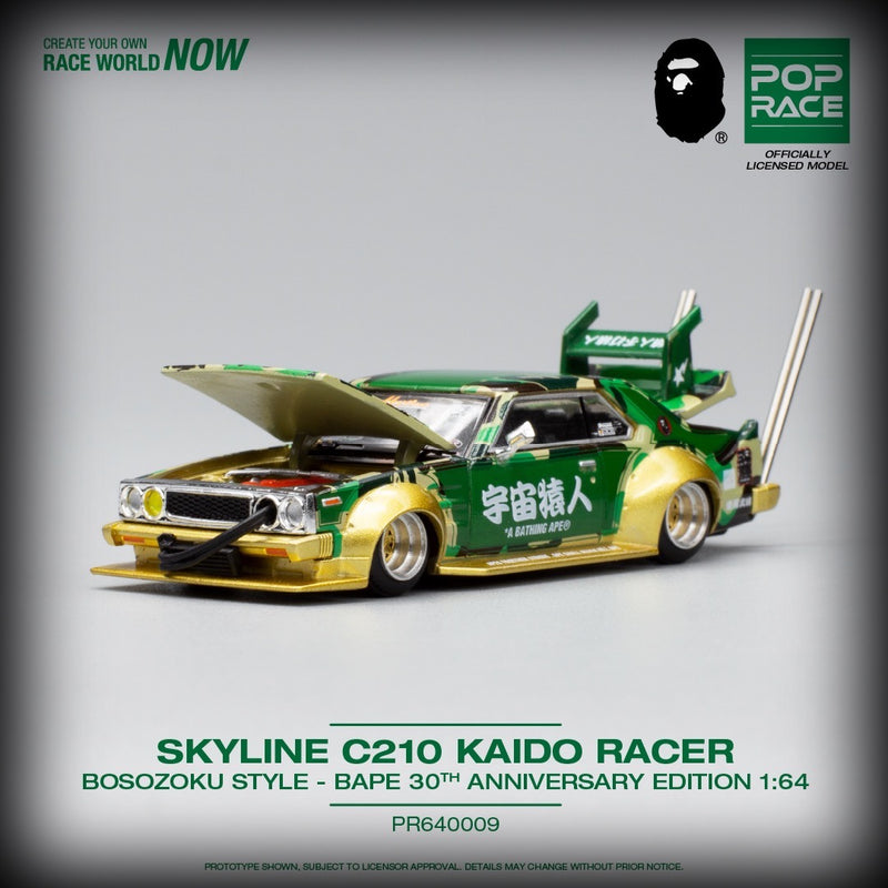 Load image into Gallery viewer, Nissan Skyline C210 Bosozoku Style Bathing POP RACE 1:64
