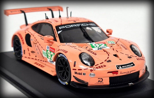 Porsche 911 RSR #92 CHRISTENSEN/ESTRE/VANTHOOR 24H LE MANS 2018 ATLAS 1:43