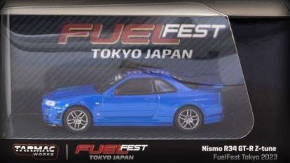 Nismo R34 GT-R Z-tune FeulFest Tokyo (LIMITED EDITION 4008 pieces) TARMAC WORKS 1:64