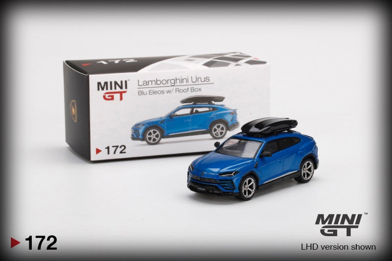 Chargez l&#39;image dans la visionneuse de la galerie, Lamborghini Urus with Roof Box MINI GT 1:64
