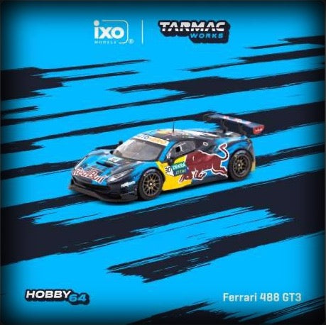 Ferrari 488 GT3 #30 Liam Lawson Winner DTM Monza Race 1 2021 TARMAC WORKS 1:64