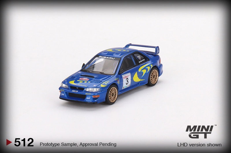 Chargez l&#39;image dans la visionneuse de la galerie, Subaru Impreza WRC97 #3 Winner Rally Sanremo 1997 (LHD) MINI GT 1:64
