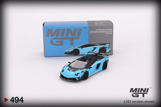 Lamborghini LB-Silhouette Works Aventador GT EVO (LHD) MINI GT 1:64