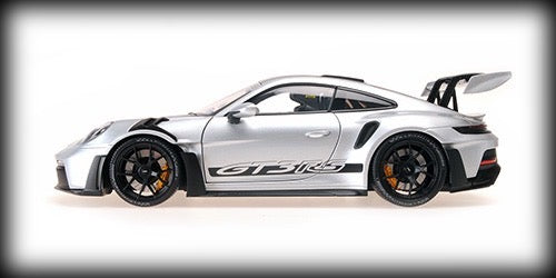 Load image into Gallery viewer, Porsche 911 (992) GT3RS WEISSACH PACKAGE W/ BLACK DECOR &amp; WHEELS 2022 Limited Edition 333 pcs MINICHAMPS 1:18
