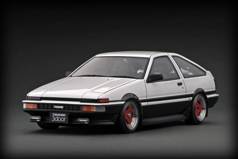 Load image into Gallery viewer, Toyota Sprinter Trueno 3dr GT Apex (AE86) ADVAN A3A Wheels IGNITION MODEL 1:18
