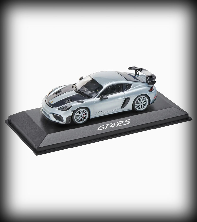 Laad de afbeelding in de Gallery-viewer, Porsche 718 CAYMAN GT4 RS PORSCHE DEALERMODEL 1:43
