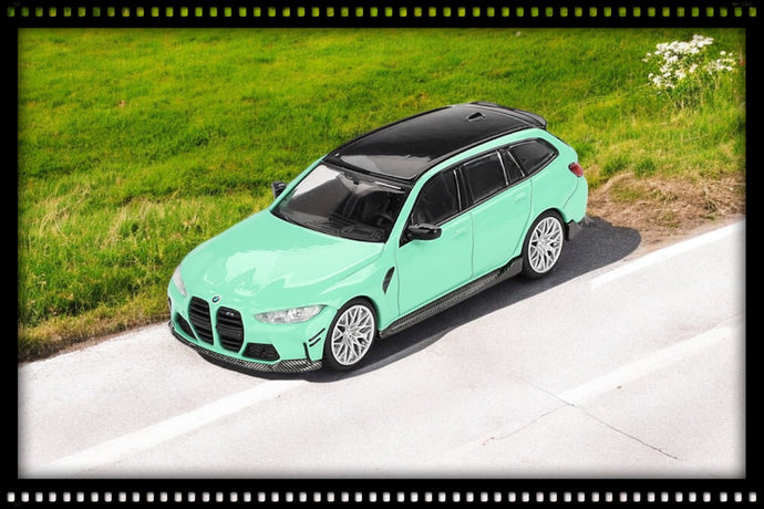 Bmw M3 TOURING (G81) M PERFORMANCE MINT GROEN 2022 (LHD) MINI GT 1:64