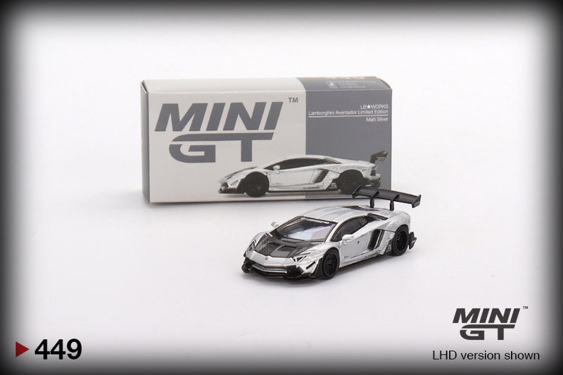 Laad de afbeelding in de Gallery-viewer, Lamborghini AVENTADOR Limited Edition LB Works (RHD) MINI GT 1:64
