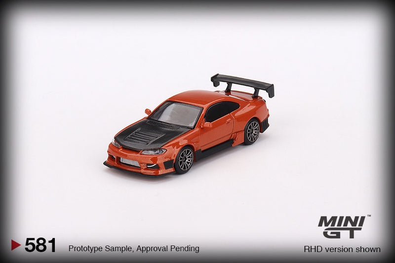 Load image into Gallery viewer, Nissan Silvia S15 D-Max (RHD) MINI GT 1:64
