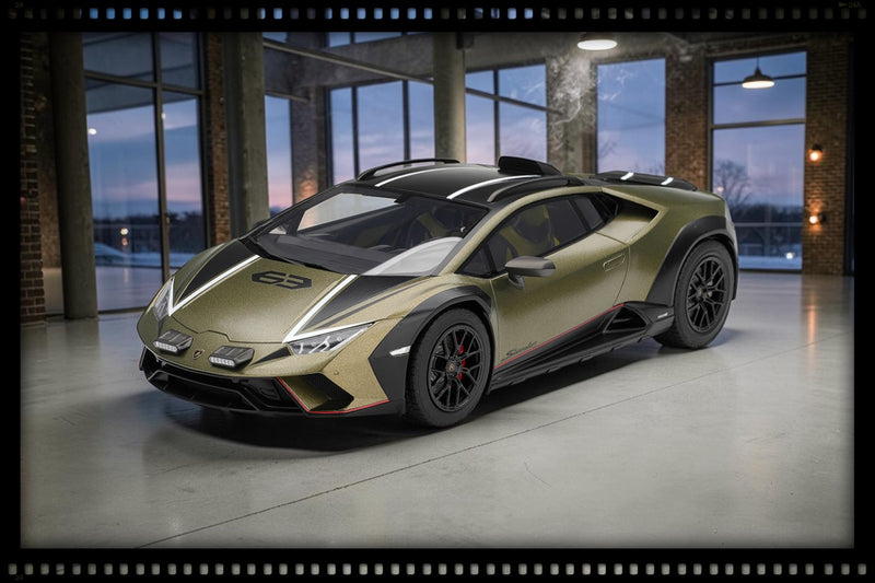 Load image into Gallery viewer, LAMBORGHINI HURACAN STERRATO GREEN GEA MATT 2024 TOP SPEED 1:18
