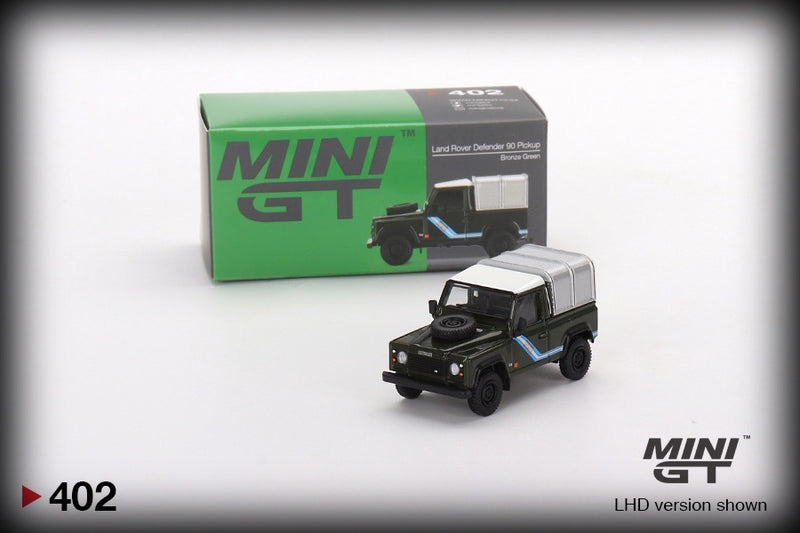 Chargez l&#39;image dans la visionneuse de la galerie, Land Rover Defender 90 Pick-up (LHD) MINI GT 1:64
