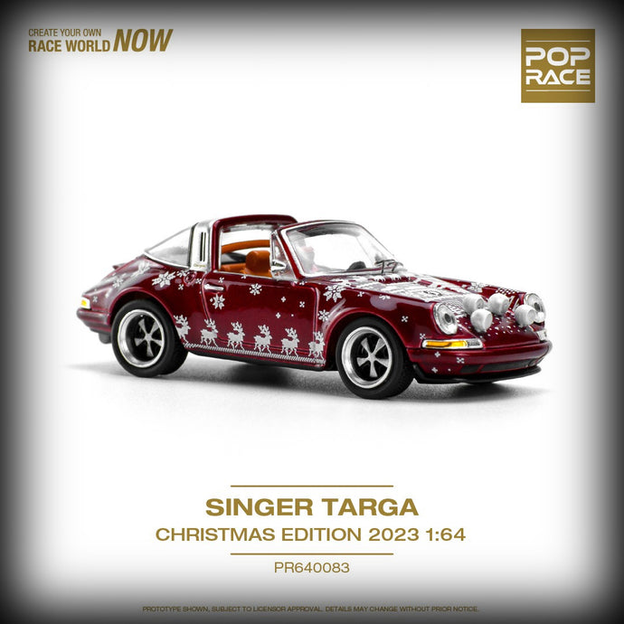 Porsche Singer Targa 2023 Christmas Edition POP RACE 1:64