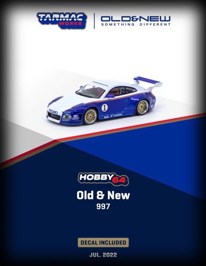 Load image into Gallery viewer, Porsche  Old &amp; New 997 TARMAC WORKS 1:64
