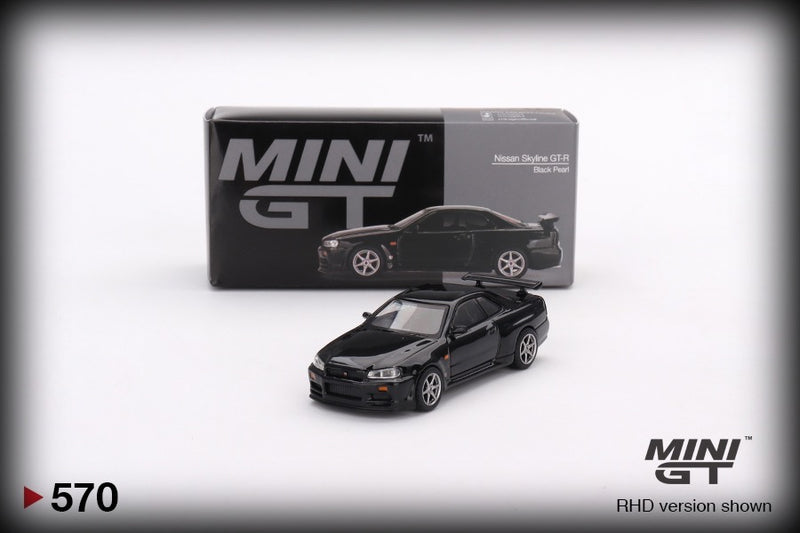 Laad de afbeelding in de Gallery-viewer, Nissan Skyline GT-R R34 V-Spec (RHD) MINI GT 1:64
