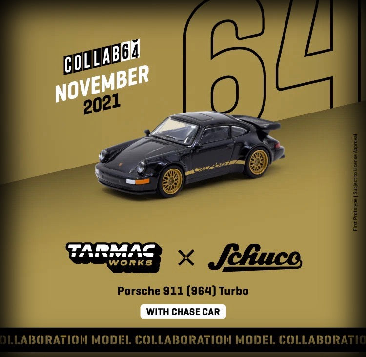 Load image into Gallery viewer, Porsche 911 (964) Turbo TARMAC WORKS 1:64
