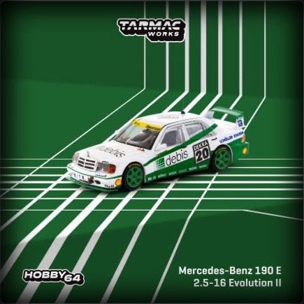 Mercedes Benz 190 E 2.5-16 Evolution II #20 Michael Schumacher DTM 1991 TARMAC WORKS 1:64
