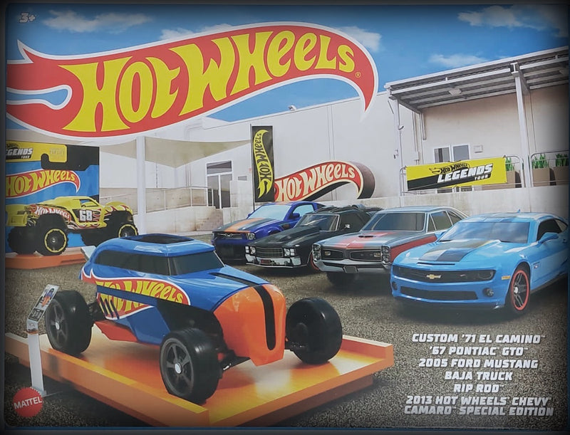 Chargez l&#39;image dans la visionneuse de la galerie, Legend Themed 6-pack HOT WHEELS 1:64
