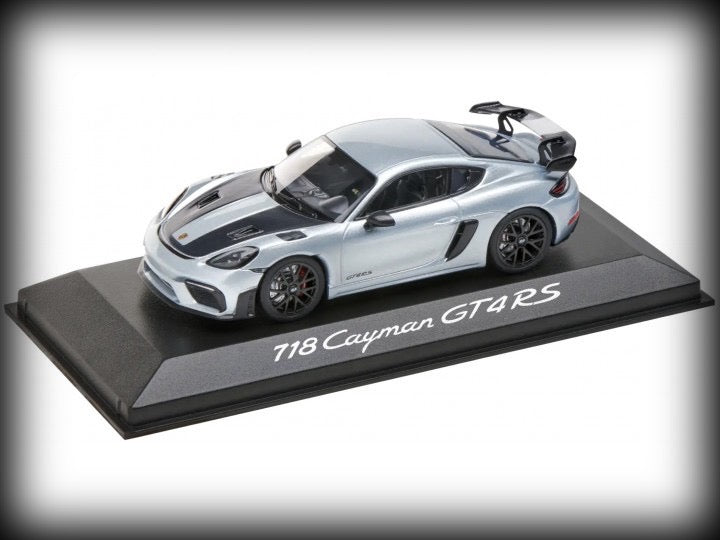 Laad de afbeelding in de Gallery-viewer, Porsche 718 CAYMAN GT4 RS PORSCHE DEALERMODEL 1:43
