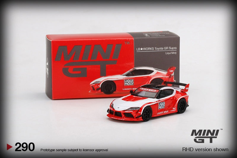 Laad de afbeelding in de Gallery-viewer, Toyota GR Supra LB Works MINI GT 1:64
