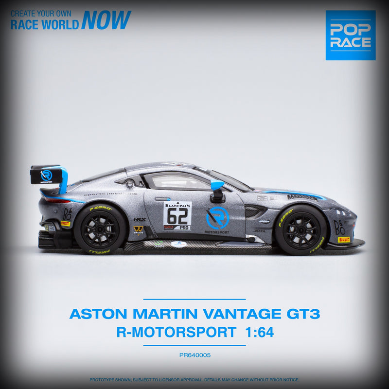 Load image into Gallery viewer, Aston Martin R #62 Motorsport POP RACE 1:64
