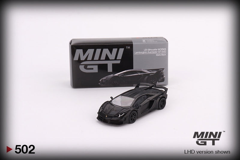 Laad de afbeelding in de Gallery-viewer, Lamborghini LB-Silhouette Works Aventador GT Evo (LHD) MINI GT 1:64
