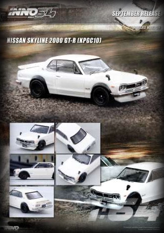 Nissan Skyline 2000 GT-R (KPGC10) INNO64 Models 1:64
