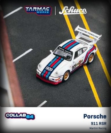 Porsche 911 RSR Martini Racing TARMAC WORKS 1:64