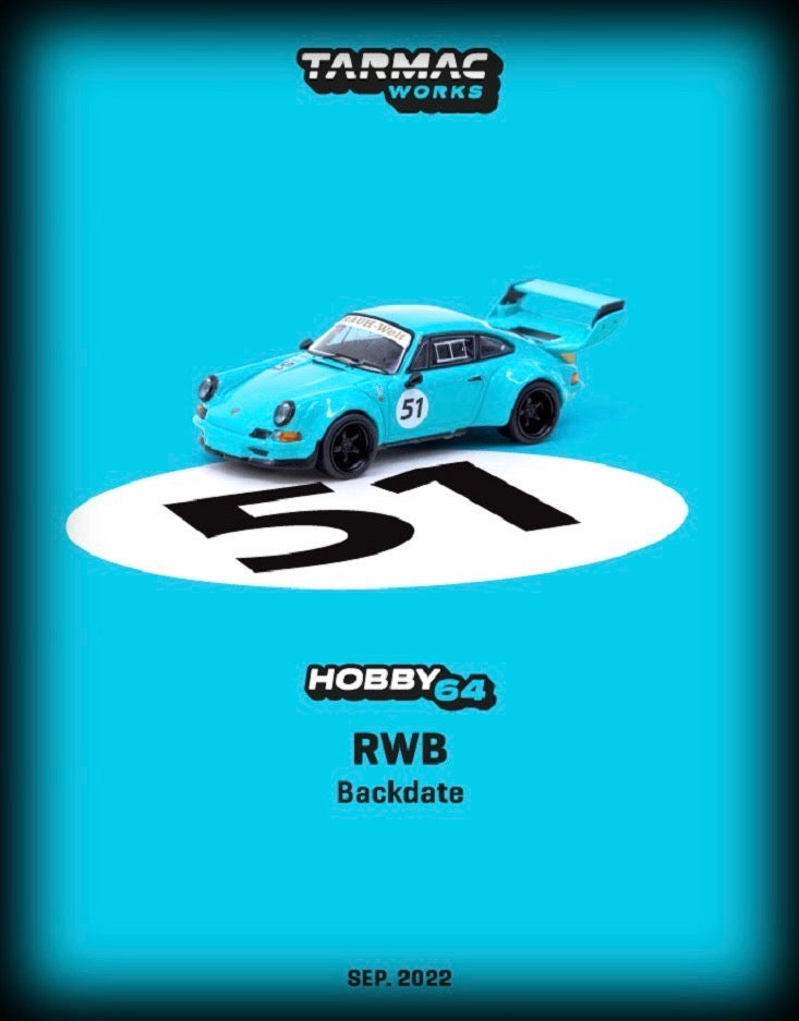 Load image into Gallery viewer, Porsche RWB Backdate Nr.51 TARMAC WORKS 1:64
