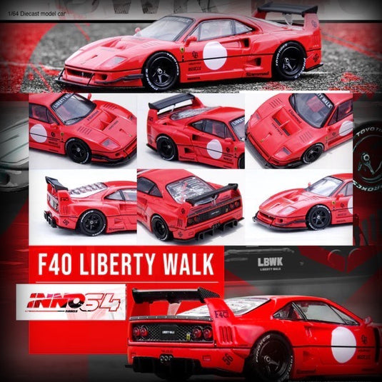 Ferrari LBWK F40 INNO64 Modèles 1:64