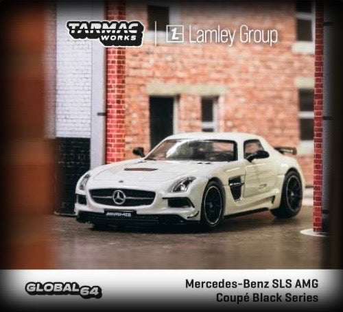 Chargez l&#39;image dans la visionneuse de la galerie, Mercedes-Benz SLS AMG Coupe Black Series TARMAC WORKS 1:64
