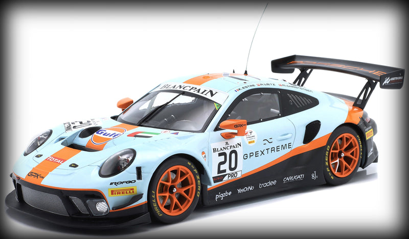 Load image into Gallery viewer, Porsche 911 GT3 R #20 CHRISTENSEN/LIETZ/ESTRE WINNER 24H SPA 2019 IXO 1:18
